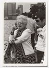 Helen Hayes with Frank Pacztornicky on Governors Island